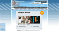 Desktop Screenshot of choisir-son-osteo.com